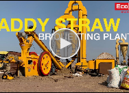 ECOSTANÂ® Paddy Straw Briquetting Plant, Paddy Straw Solution, Call +91-99140-33800, +91-161-5200-150