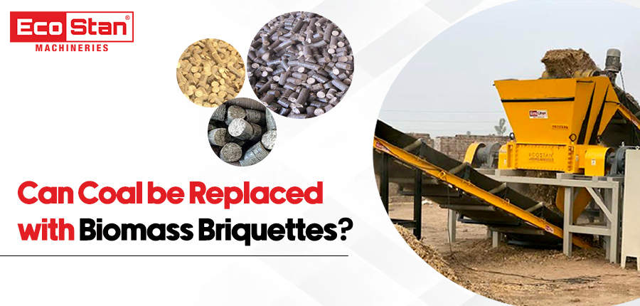 Coal Replaced with Biomass Briquettes